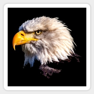 Eagle Waterpixels Sticker